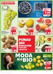 Gazetka promocyjna Kaufland - Gazetka tygodnia - Gazetka - ważna od 05.02 do 05.02.2025 - strona 8 - produkty: Warzywa, Cytryny, Kiwi, Winogrona, Moda, Owoce, Wino, Melon, Grejpfrut