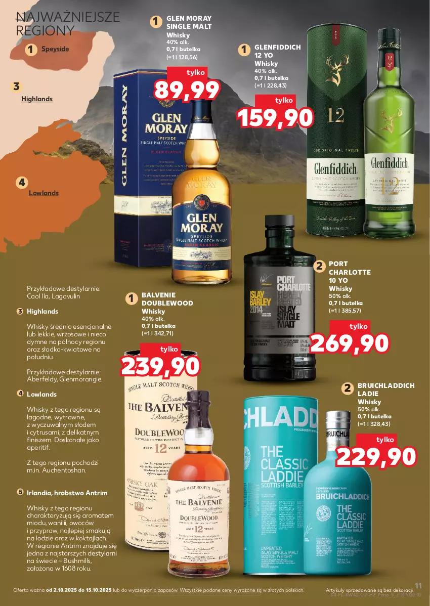 Gazetka promocyjna Kaufland - Barek Kauflandu - ważna 02.10 do 15.10.2025 - strona 11 - produkty: Bushmills, Por, Whisky