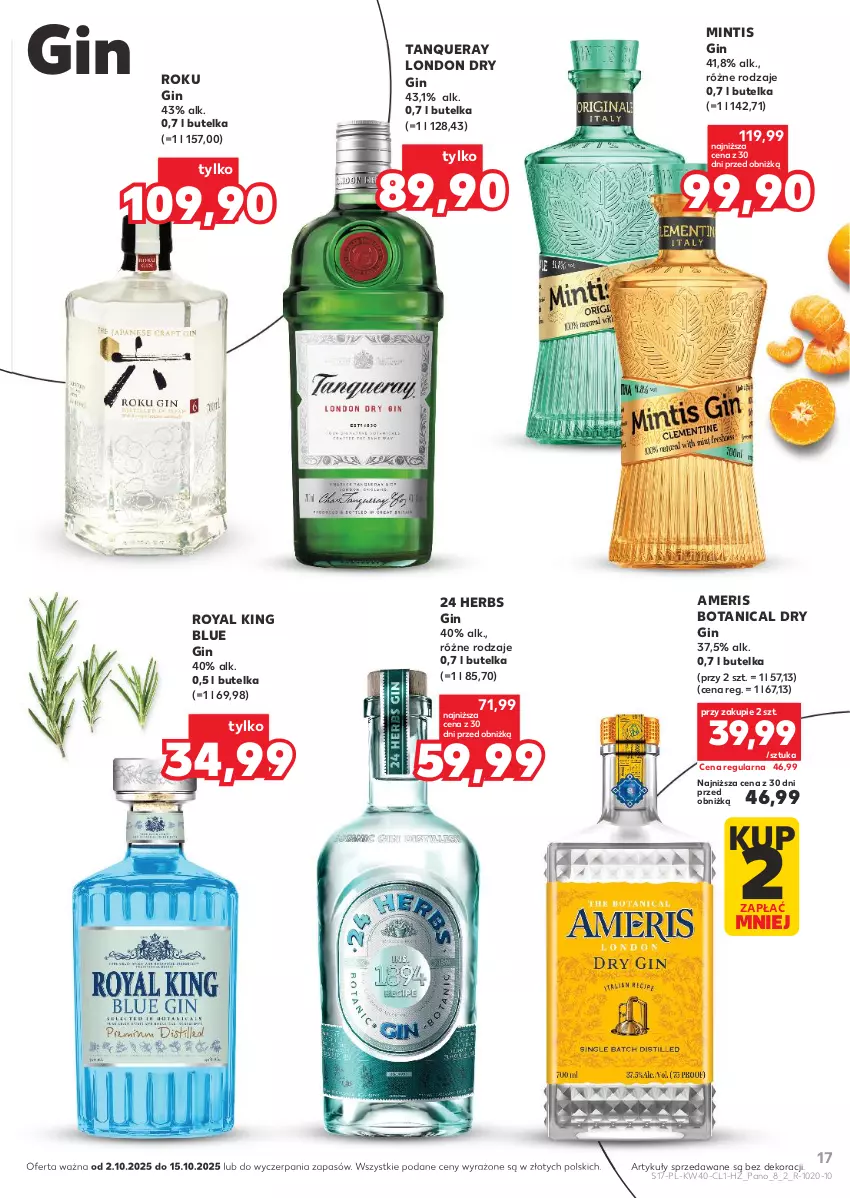 Gazetka promocyjna Kaufland - Barek Kauflandu - ważna 02.10 do 15.10.2025 - strona 17 - produkty: Gin