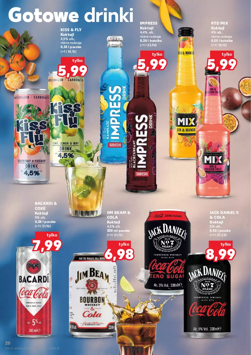 Gazetka promocyjna Kaufland - Barek Kauflandu - ważna 02.10 do 15.10.2025 - strona 20 - produkty: Bacardi, Jim Beam