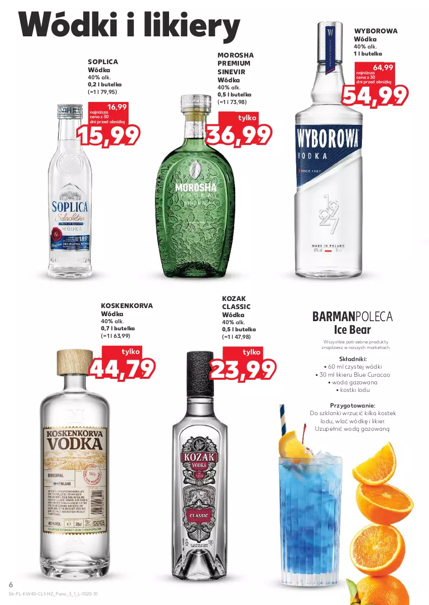Gazetka promocyjna Kaufland - Barek Kauflandu - ważna 02.10 do 15.10.2025 - strona 6 - produkty: Lanki, Likier, Soplica, Stek, Woda, Woda gazowana, Wódka, Wyborowa