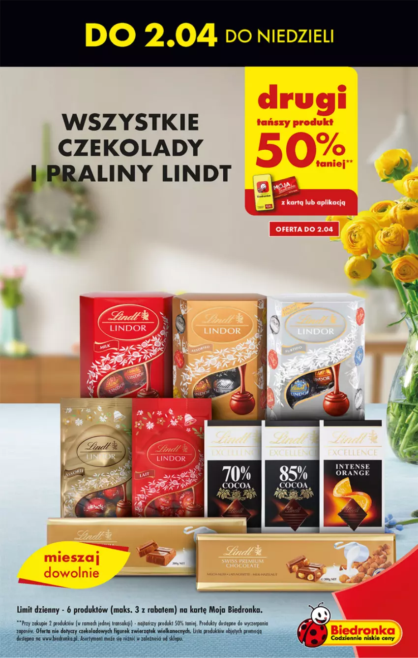 Gazetka promocyjna Biedronka - ważna 30.03 do 05.04.2023 - strona 13 - produkty: Lindt, Rama