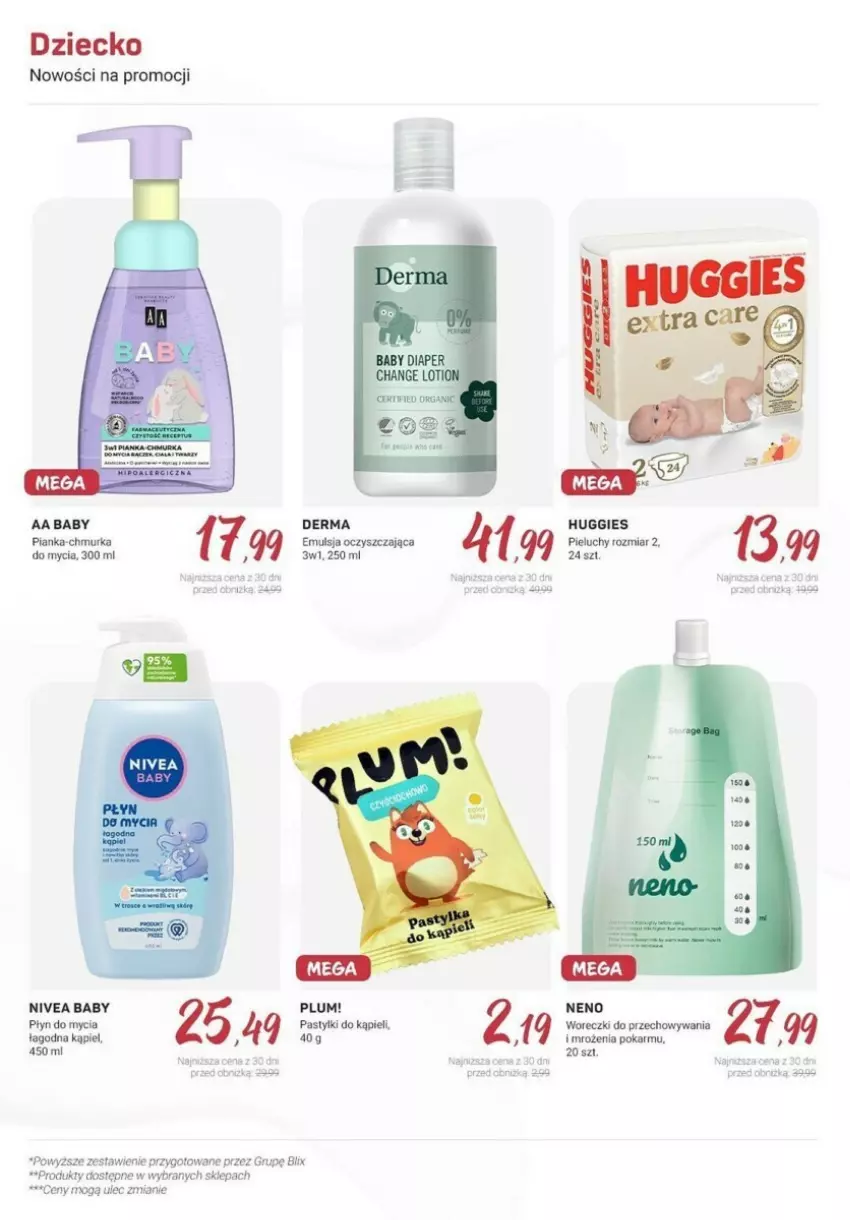 Gazetka promocyjna Rossmann - ważna 09.10 do 14.10.2024 - strona 2 - produkty: Brit, Emulsja, Huggies, Nivea, Nivea Baby, Pastylki, Pieluchy