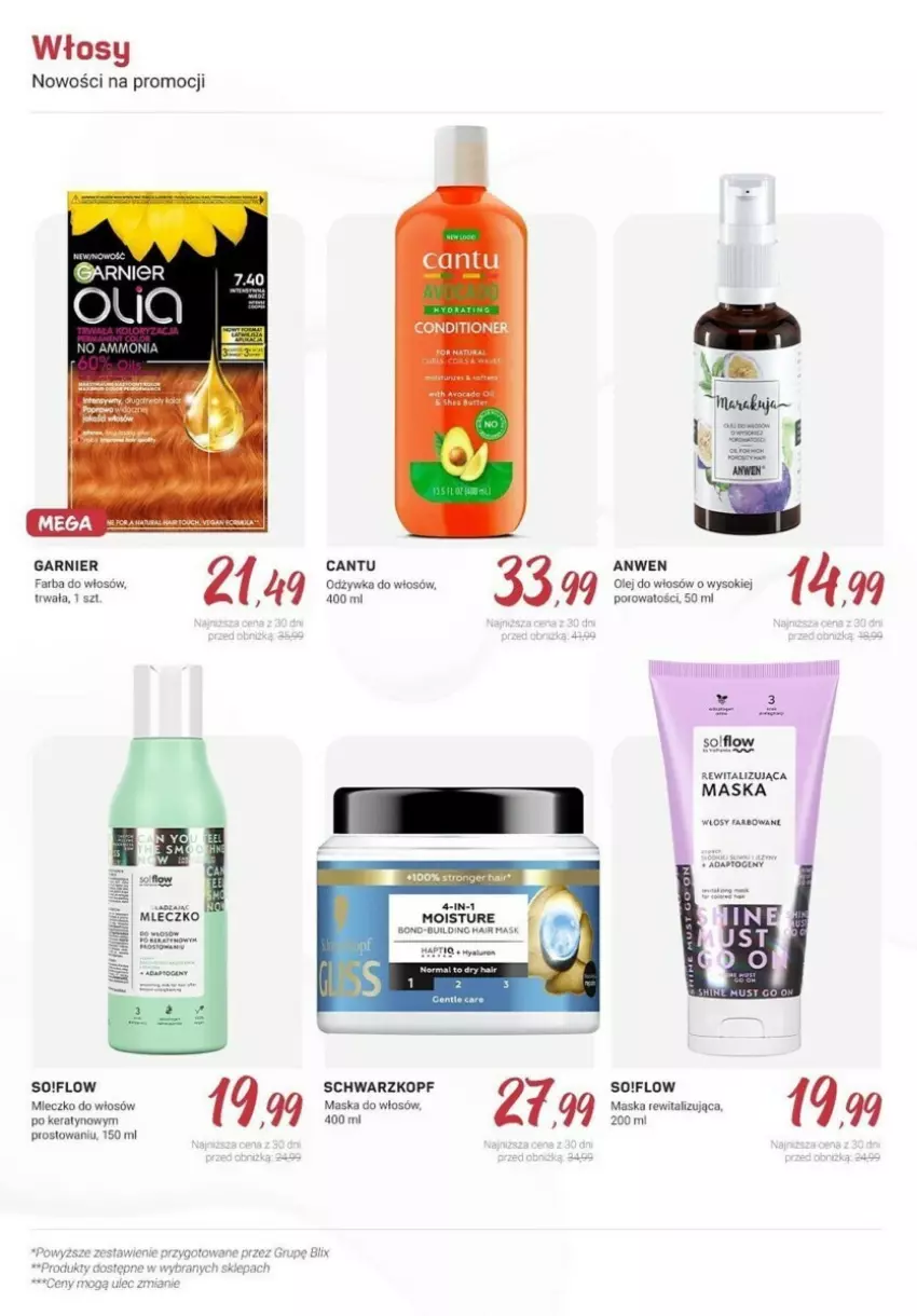 Gazetka promocyjna Rossmann - ważna 09.10 do 14.10.2024 - strona 5 - produkty: Fa, Farba do włosów, Garnier, Maska, Mleczko, Odżywka, Olej, Por, Schwarzkopf, Sok