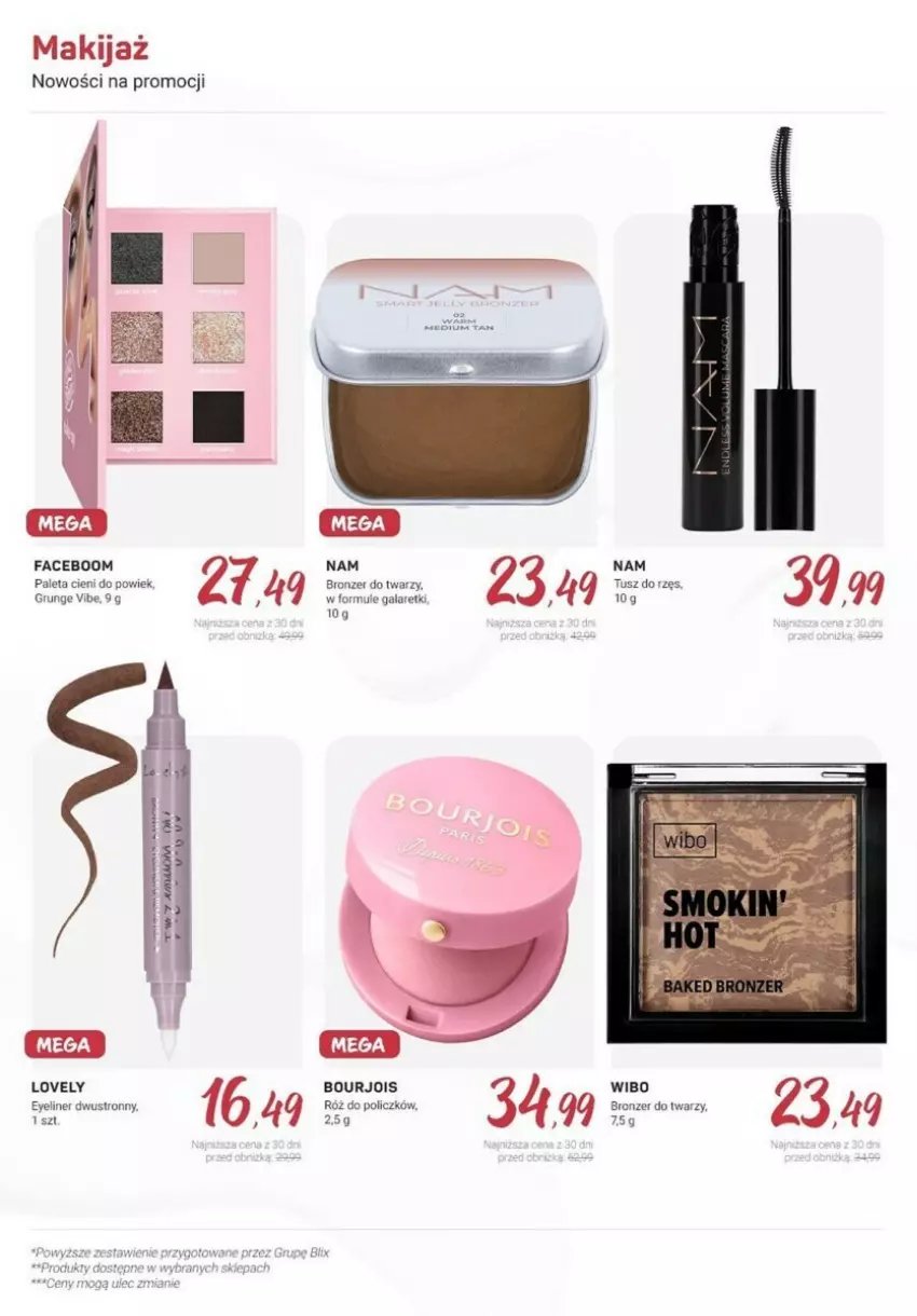 Gazetka promocyjna Rossmann - ważna 09.10 do 14.10.2024 - strona 7 - produkty: Bourjois, Brie, Bronzer, Fa, Gala, Galaretki, Lovely, Makijaż, Moda, Mule, Szal, Tusz, Wibo