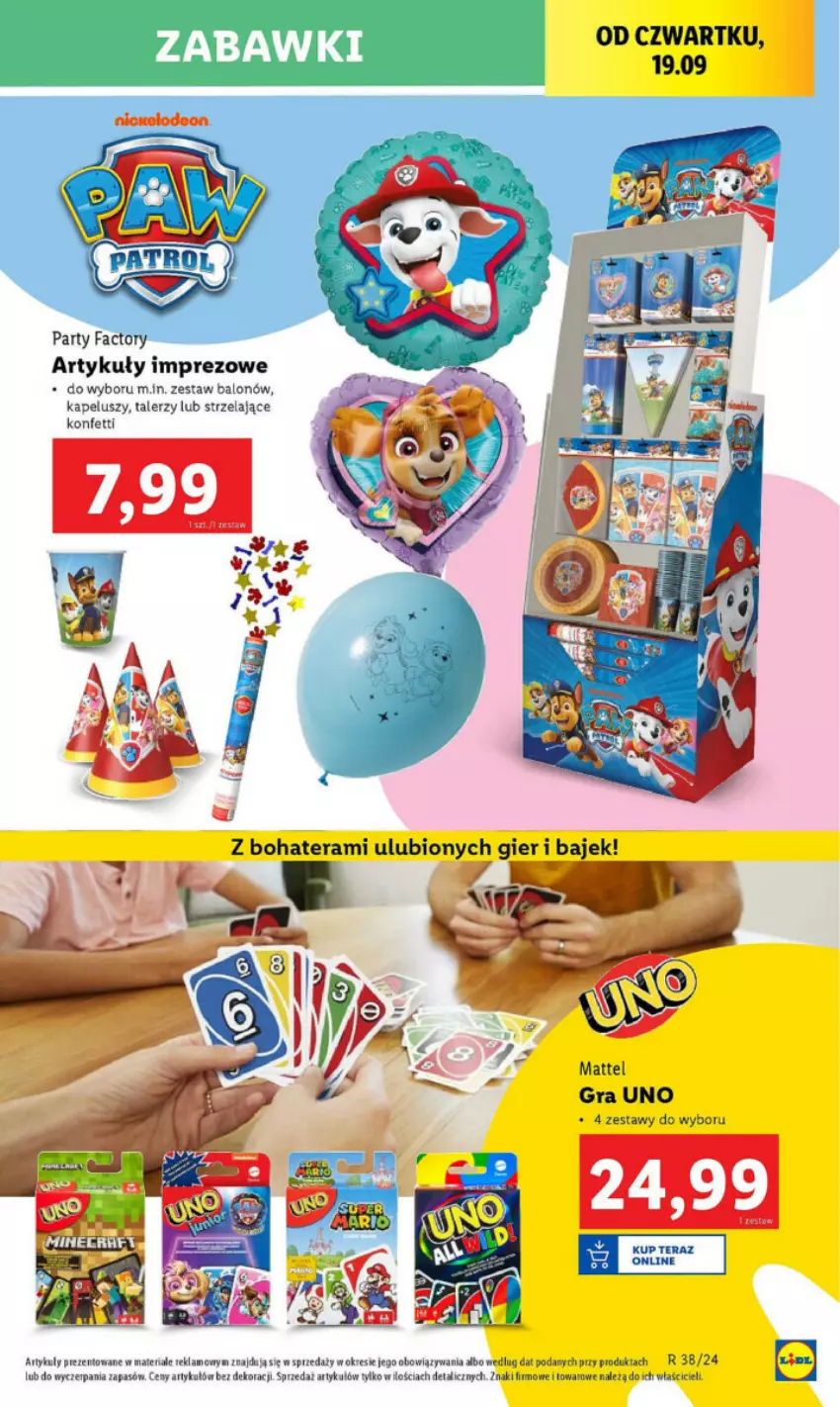 Gazetka promocyjna Lidl - ważna 16.09 do 24.09.2024 - strona 11 - produkty: Fa, Gra, Mattel, Talerz, Tera