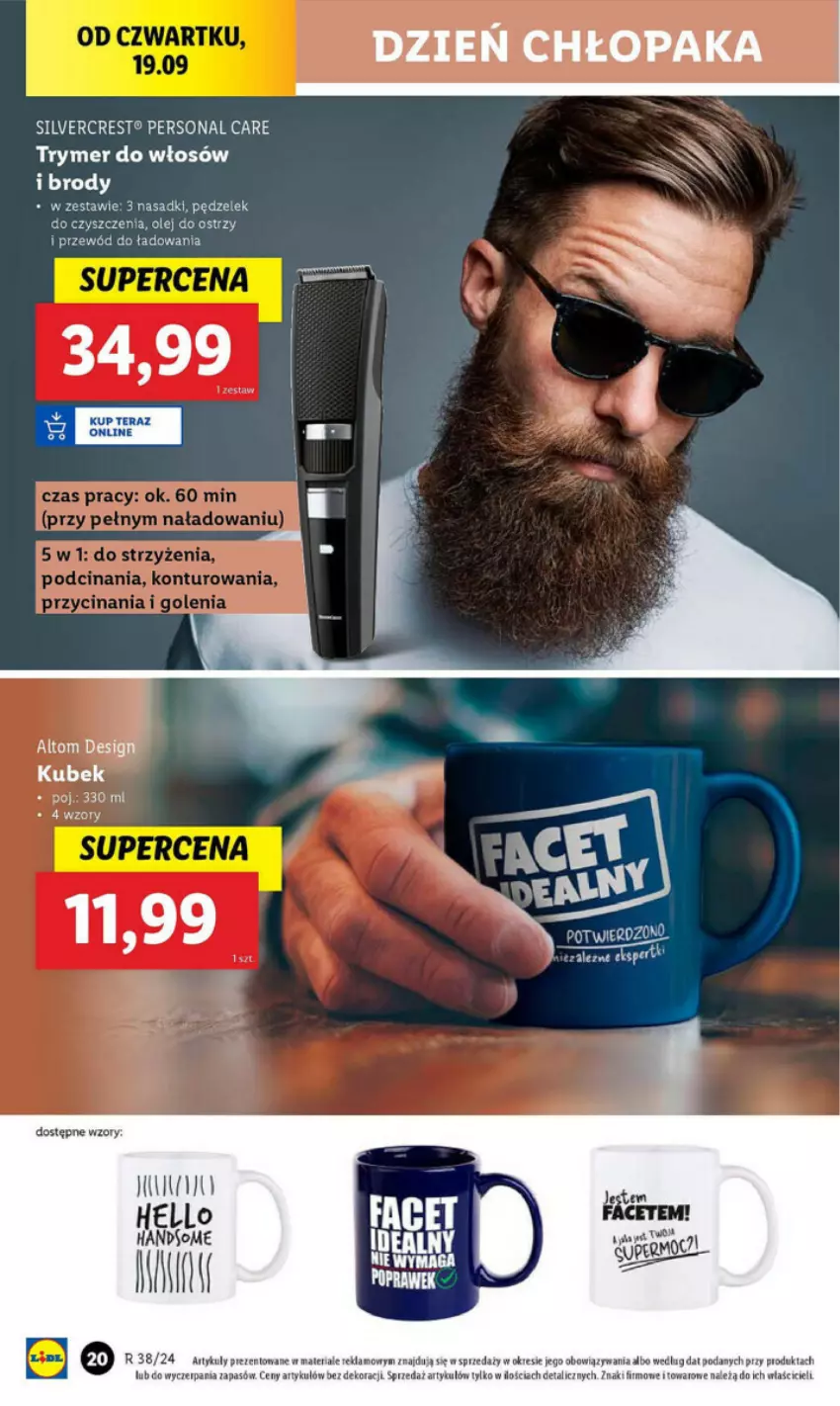 Gazetka promocyjna Lidl - ważna 16.09 do 24.09.2024 - strona 17 - produkty: Acer, Edam, Fa, Kubek, Olej, Przewód, Silvercrest, Tera