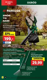 Gazetka promocyjna Lidl - Gazetka - ważna od 24.09 do 24.09.2024 - strona 35 - produkty: Parkside, Teleskop, Odkurzacz, Top, Ser, Rozdrabniacz, Ogród, Miotła, Akumulator, Fa