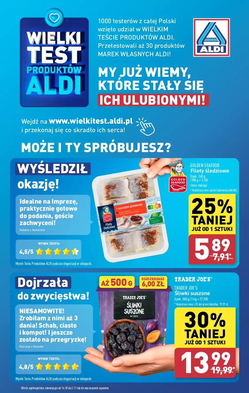 Gazetka promocyjna Aldi - Pełna oferta - ważna 28.10 do 02.11.2024 - strona 10 - produkty: Golden Seafood, Gry, Ser