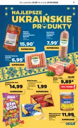 Gazetka promocyjna Netto - Artykuły spożywcze - Gazetka - ważna od 27.07 do 27.07.2022 - strona 7 - produkty: Sok, Cukier, Sokołów, Parówki, Wafle, Miód, Cukierki, Nektar