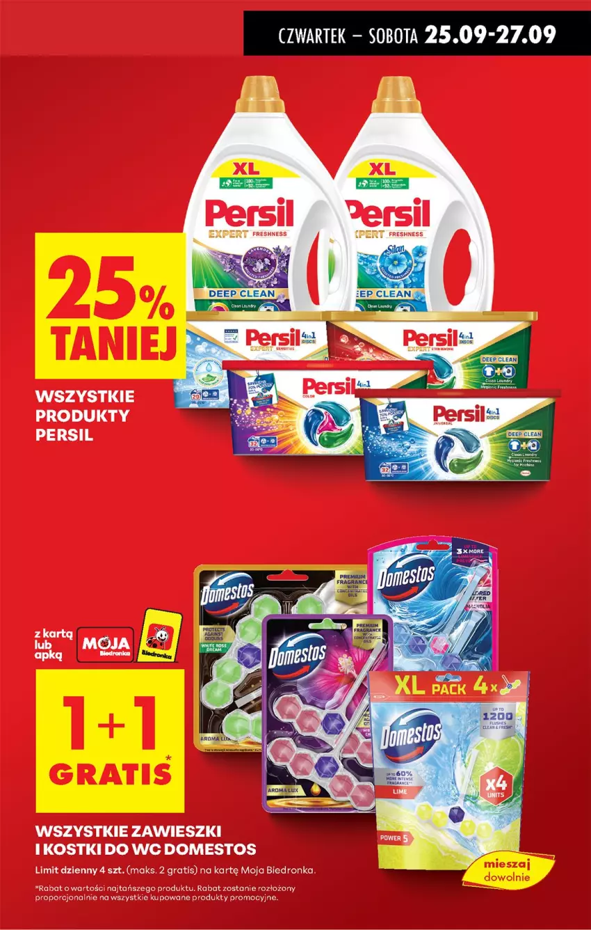 Gazetka promocyjna Biedronka - Od Czwartku - ważna 25.09 do 01.10.2025 - strona 15 - produkty: Domestos, Gra, Persil, Por, Ser