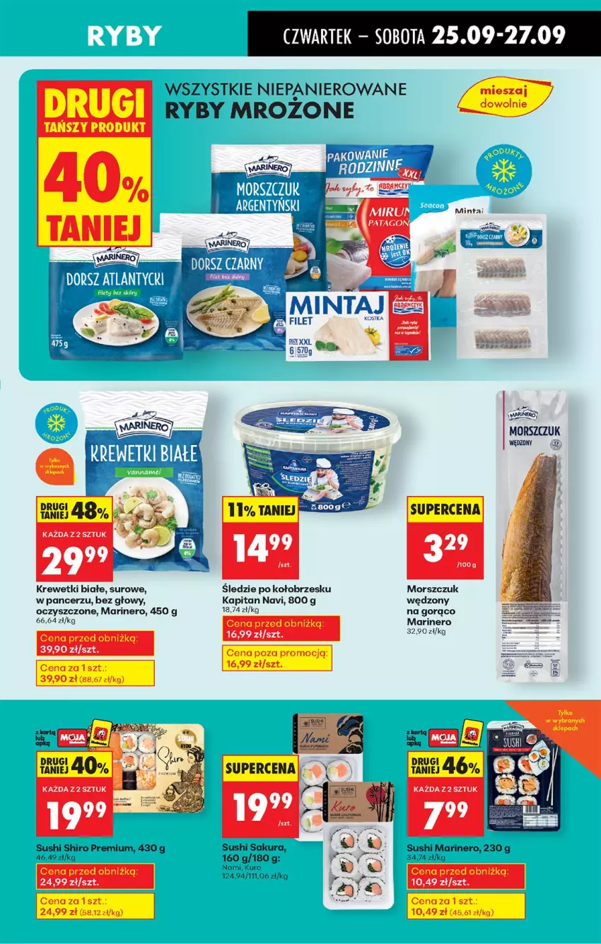 Gazetka promocyjna Biedronka - Od Czwartku - ważna 25.09 do 01.10.2025 - strona 31 - produkty: Krewetki, LG, Sushi, Tago