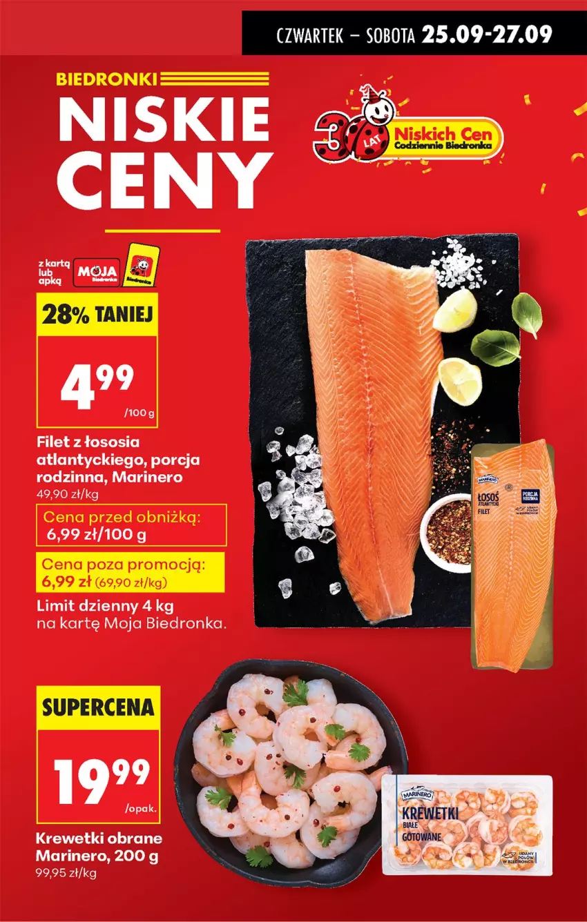 Gazetka promocyjna Biedronka - Od Czwartku - ważna 25.09 do 01.10.2025 - strona 7 - produkty: Fa, Krewetki, Por, Sos