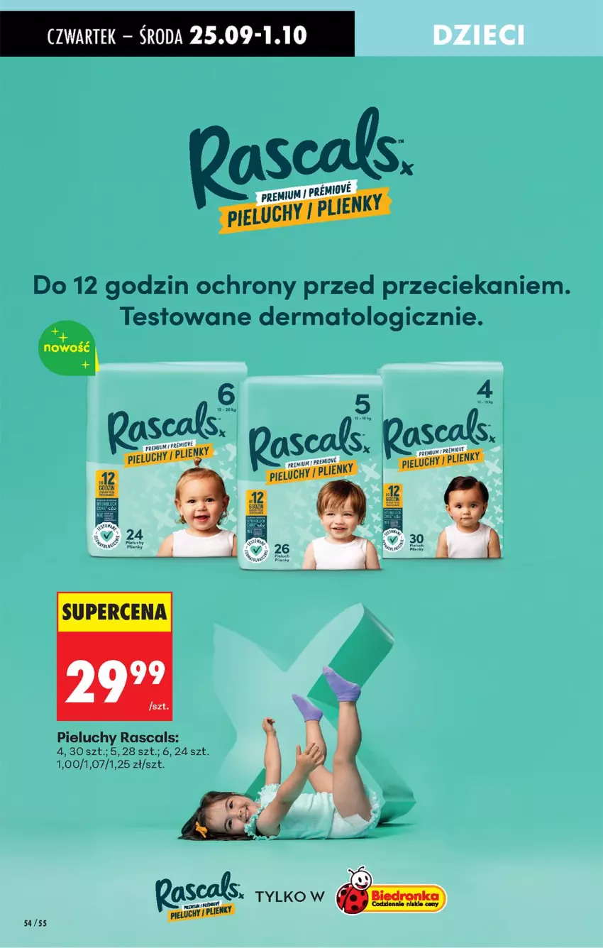 Gazetka promocyjna Biedronka - Od Czwartku - ważna 25.09 do 01.10.2025 - strona 72 - produkty: Pieluchy