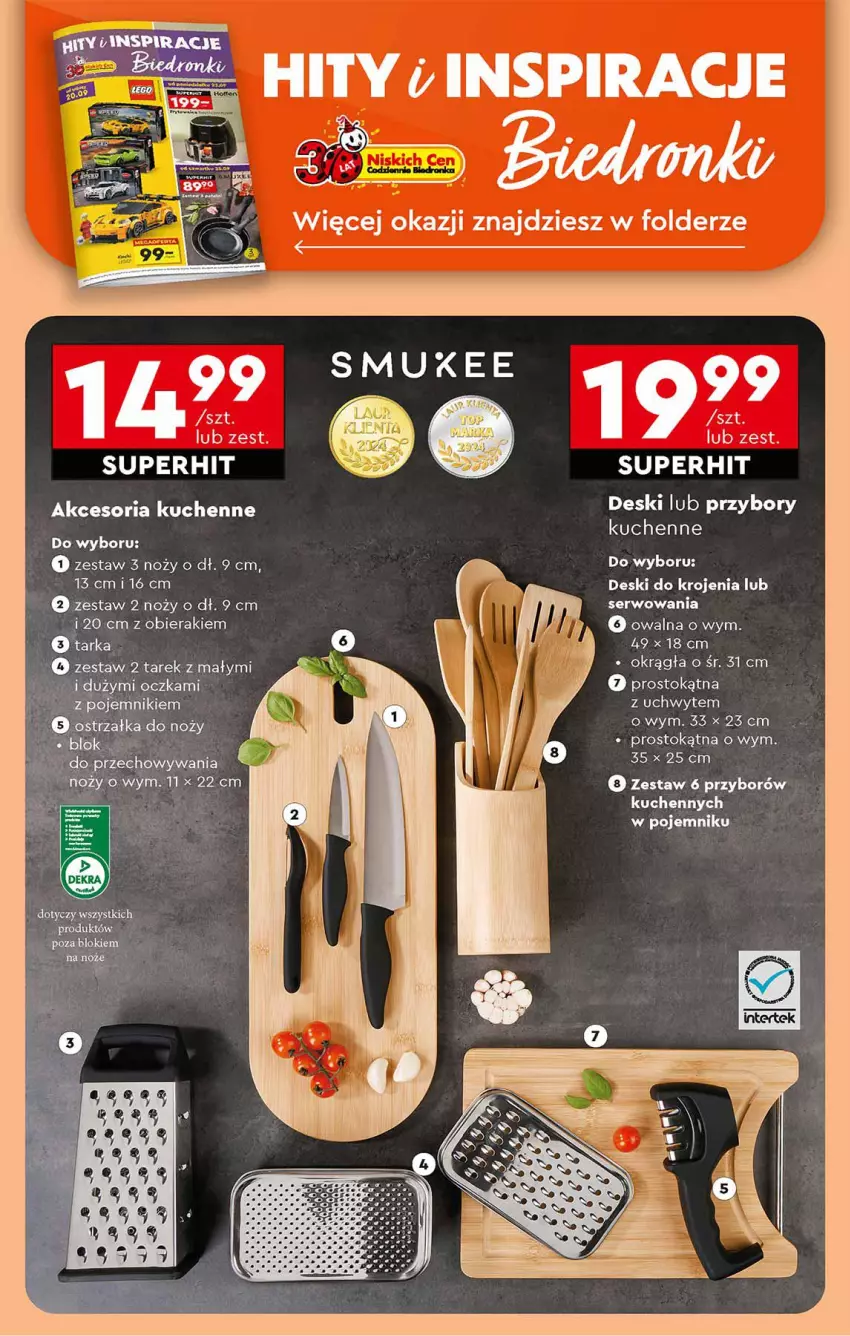 Gazetka promocyjna Biedronka - Od Czwartku - ważna 25.09 do 01.10.2025 - strona 74 - produkty: Dada, Koc, Noż, Pojemnik, Ser, Tarka