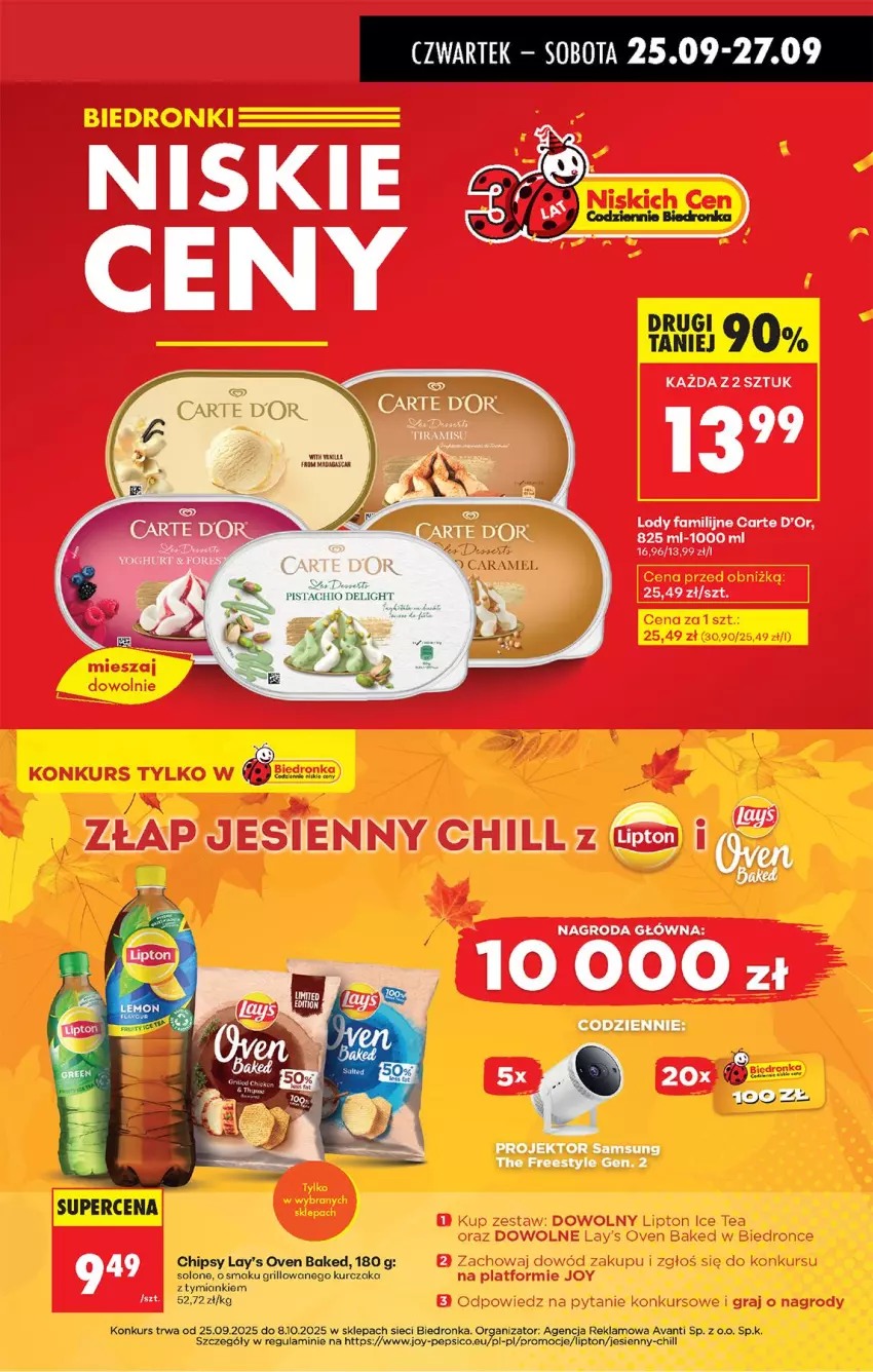 Gazetka promocyjna Biedronka - Od Czwartku - ważna 25.09 do 01.10.2025 - strona 9 - produkty: Fa, Gra, Lody, Samsung