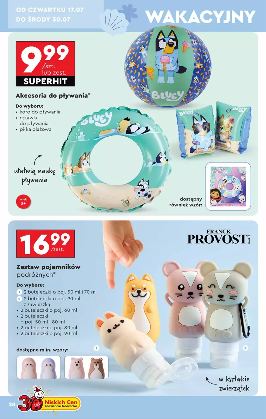 Gazetka promocyjna Biedronka - Okazje Tygodnia - ważna 14.07 do 26.07.2025 - strona 28 - produkty: Franck Provost, Pojemnik