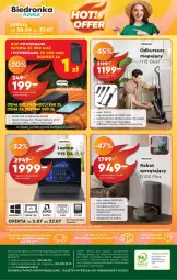 Gazetka promocyjna Biedronka - Okazje Tygodnia - Gazetka - ważna od 26.07 do 26.07.2025 - strona 48 - produkty: Robot sprzątający, Odkurzacz, Top, Mop, Gra, Telefon, Papier, Lenovo, Kosz, Kamera, Robot, Monitor, Sprzątanie, Akumulator