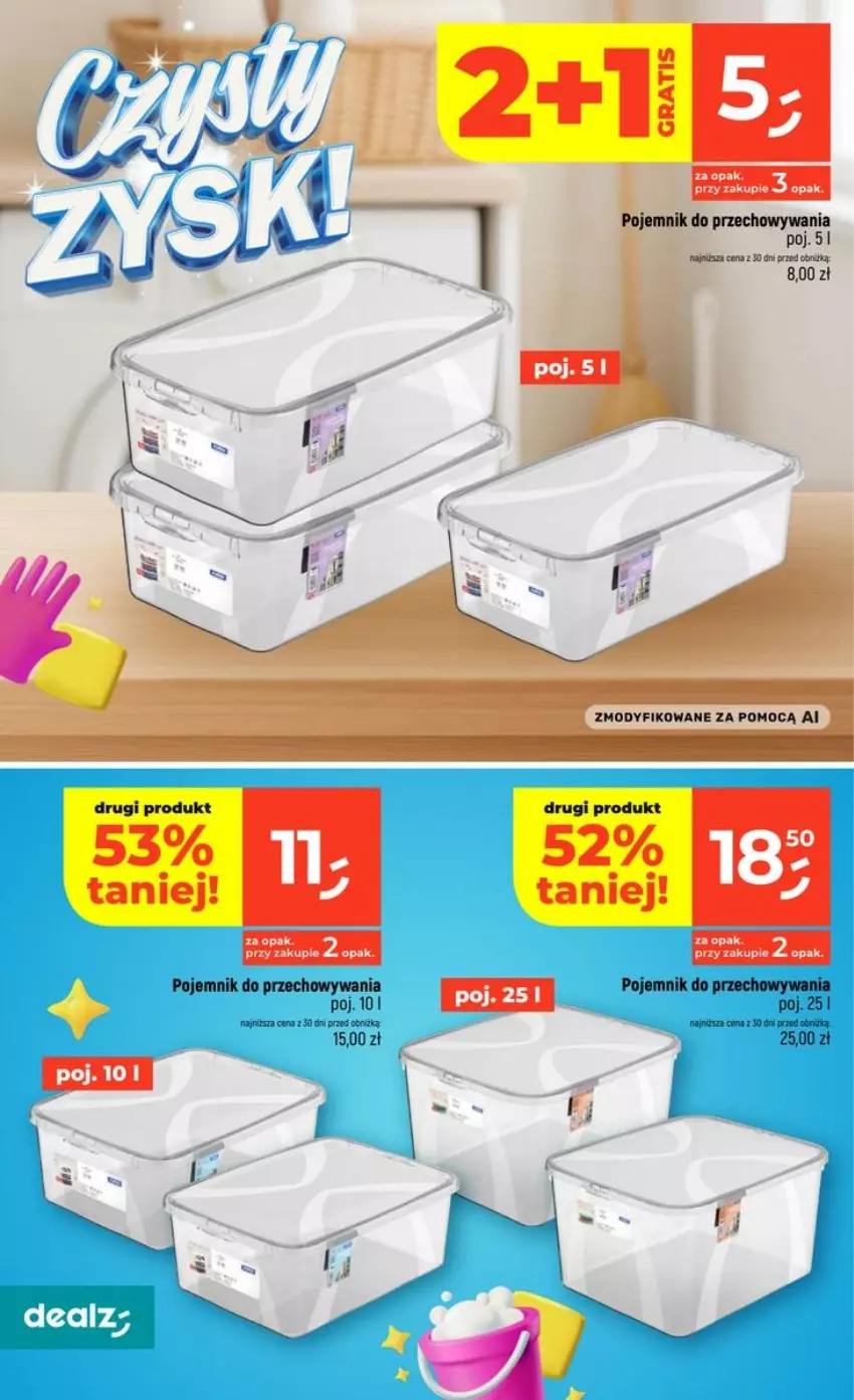 Gazetka promocyjna Dealz - czysty ZYSK - ważna 03.09 do 16.09.2026 - strona 14 - produkty: Pojemnik