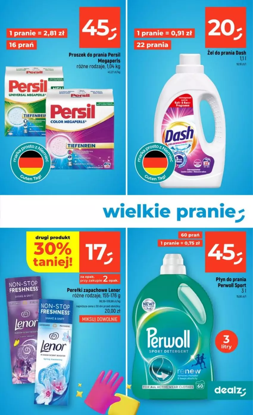 Gazetka promocyjna Dealz - czysty ZYSK - ważna 03.09 do 16.09.2026 - strona 3 - produkty: Lenor, Perełki zapachowe, Persil, Płyn do prania, Proszek do prania