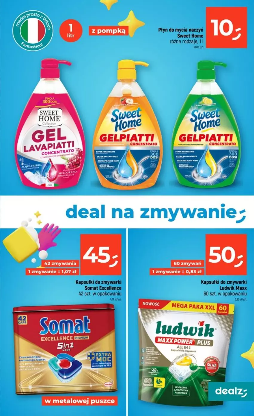 Gazetka promocyjna Dealz - czysty ZYSK - ważna 03.09 do 16.09.2026 - strona 5 - produkty: Do mycia naczyń, Ludwik, NBA, Płyn do mycia, Płyn do mycia naczyń, Somat, Zmywarki