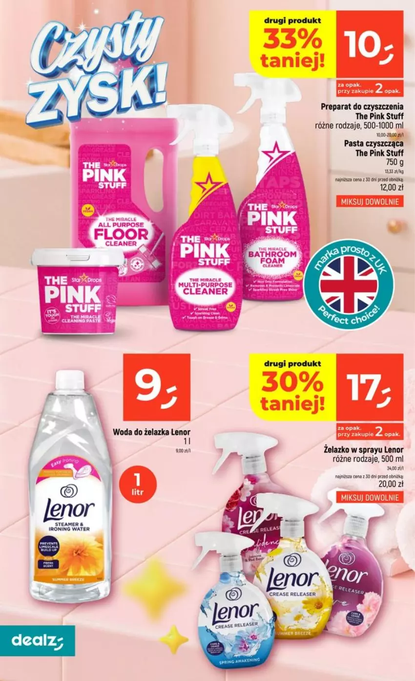 Gazetka promocyjna Dealz - czysty ZYSK - ważna 03.09 do 16.09.2026 - strona 6 - produkty: Fa, Lenor, Miód, Preparat do czyszczenia, Pur, Woda