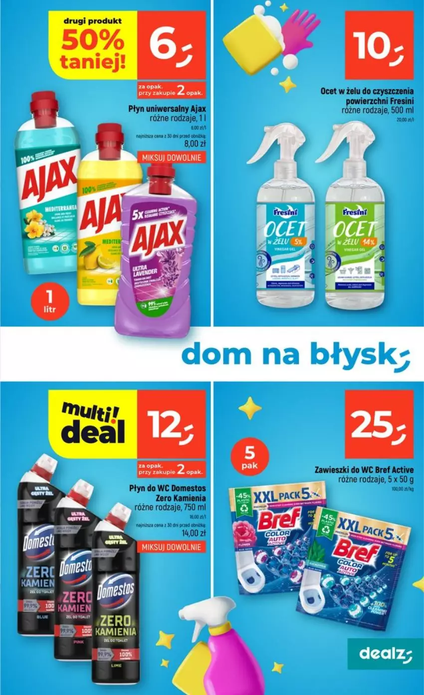 Gazetka promocyjna Dealz - czysty ZYSK - ważna 03.09 do 16.09.2026 - strona 7 - produkty: Bref, Domestos, HP, Ocet, Zawieszki