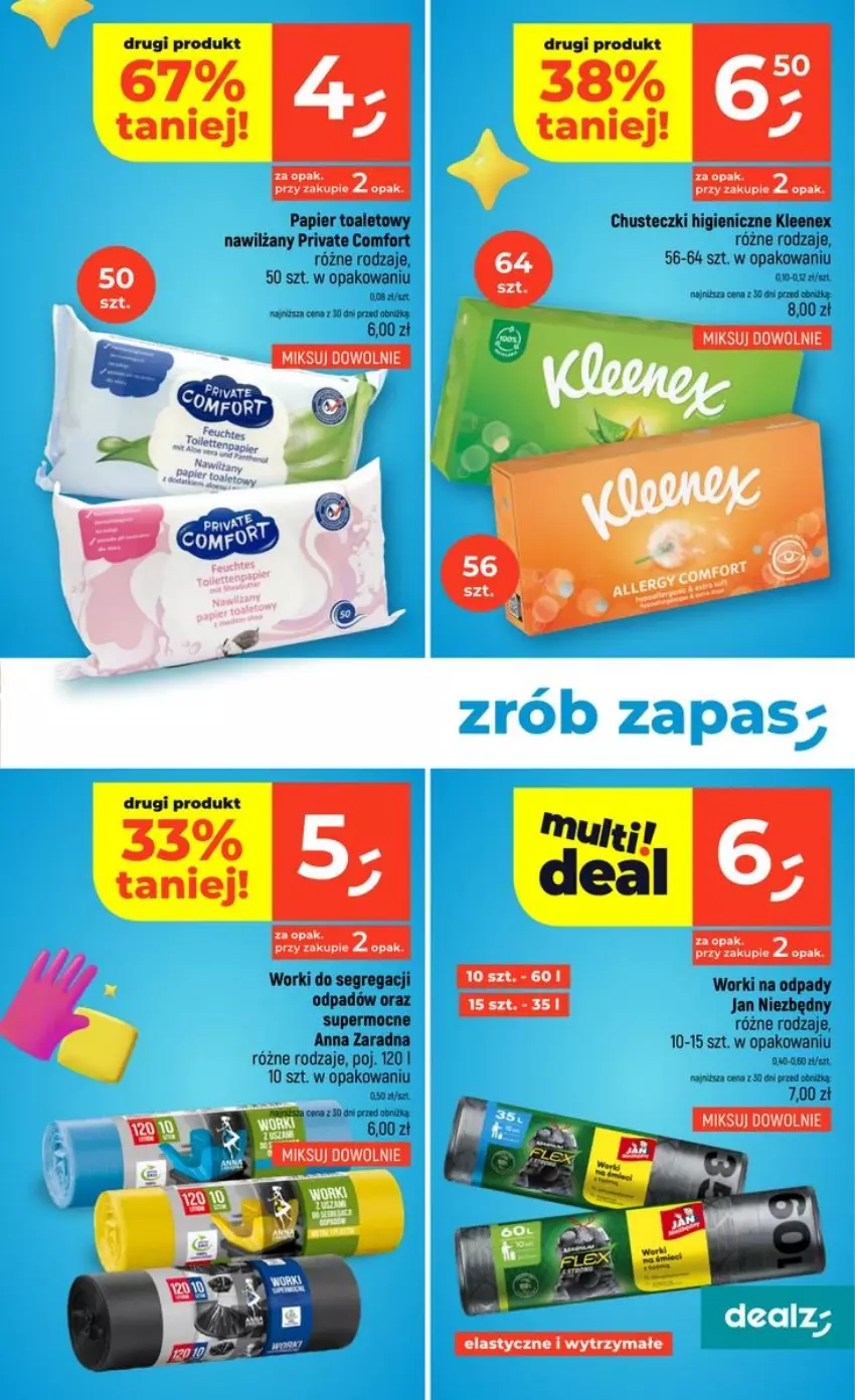 Gazetka promocyjna Dealz - czysty ZYSK - ważna 03.09 do 16.09.2026 - strona 9 - produkty: Chusteczki, Jan Niezbędny, Papier, Papier toaletowy