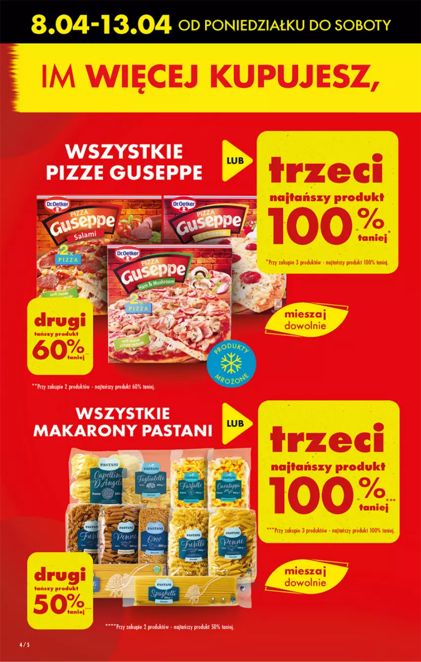 Gazetka promocyjna Biedronka - Od poniedzialku - ważna 08.04 do 13.04.2024 - strona 4 - produkty: Makaron