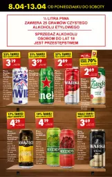Gazetka promocyjna Biedronka - Od poniedzialku - Gazetka - ważna od 13.04 do 13.04.2024 - strona 43 - produkty: Piwa, Piwo, Książęce, Gra, Warka, Redd's, Fa