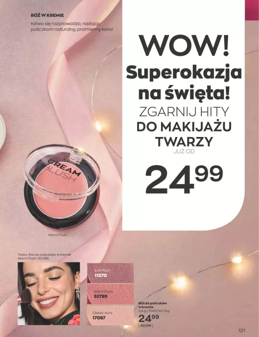 Gazetka promocyjna Avon - Katalog Avon 11/2022 kampania listopad - ważna 01.11 do 30.11.2022 - strona 121 - produkty: Makijaż, Róż do policzków