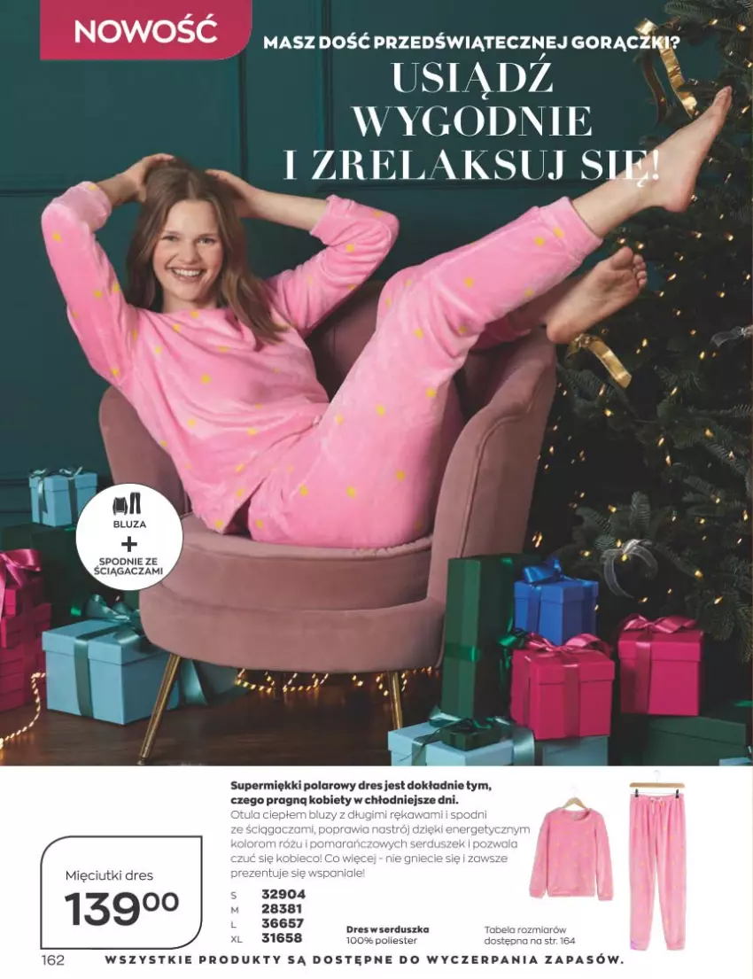 Gazetka promocyjna Avon - Katalog Avon 11/2022 kampania listopad - ważna 01.11 do 30.11.2022 - strona 162 - produkty: Bluza, Dres, Ser, Spodnie