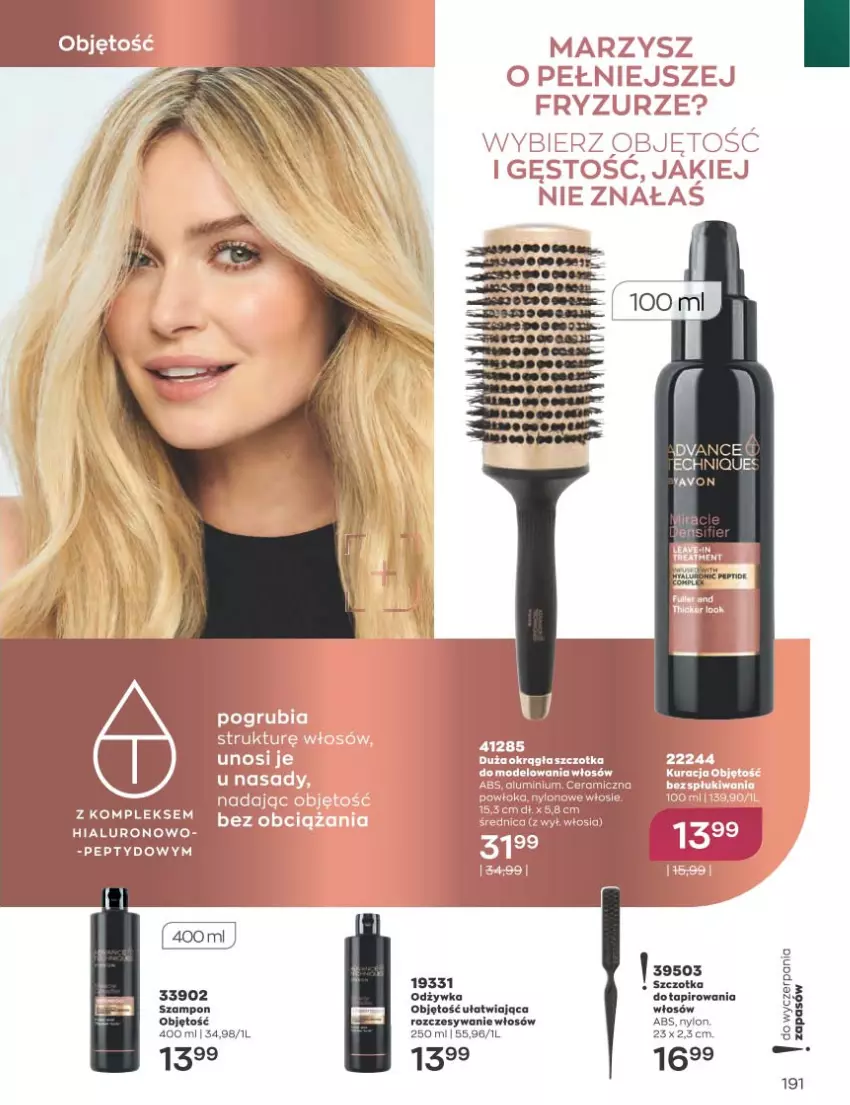 Gazetka promocyjna Avon - Katalog Avon 11/2022 kampania listopad - ważna 01.11 do 30.11.2022 - strona 191 - produkty: Szampon, Szczotka