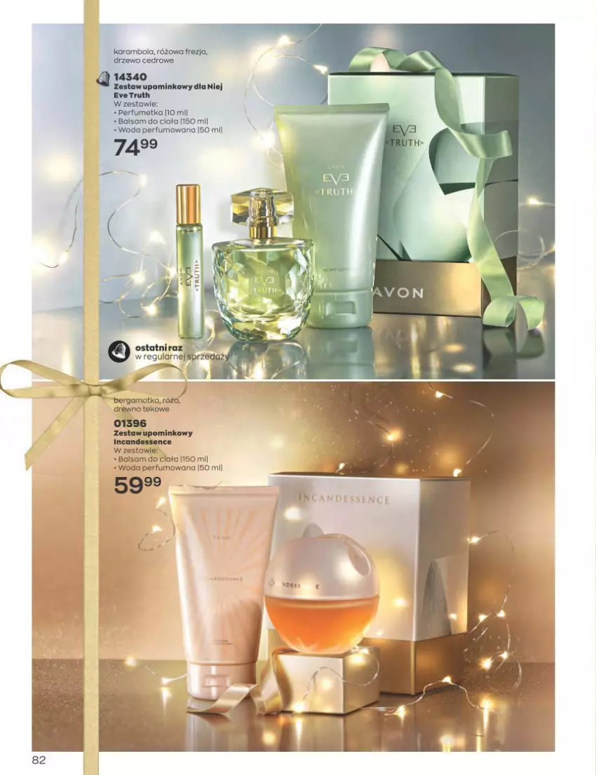 Gazetka promocyjna Avon - Katalog Avon 11/2022 kampania listopad - ważna 01.11 do 30.11.2022 - strona 82 - produkty: Balsam do ciała, Perfum