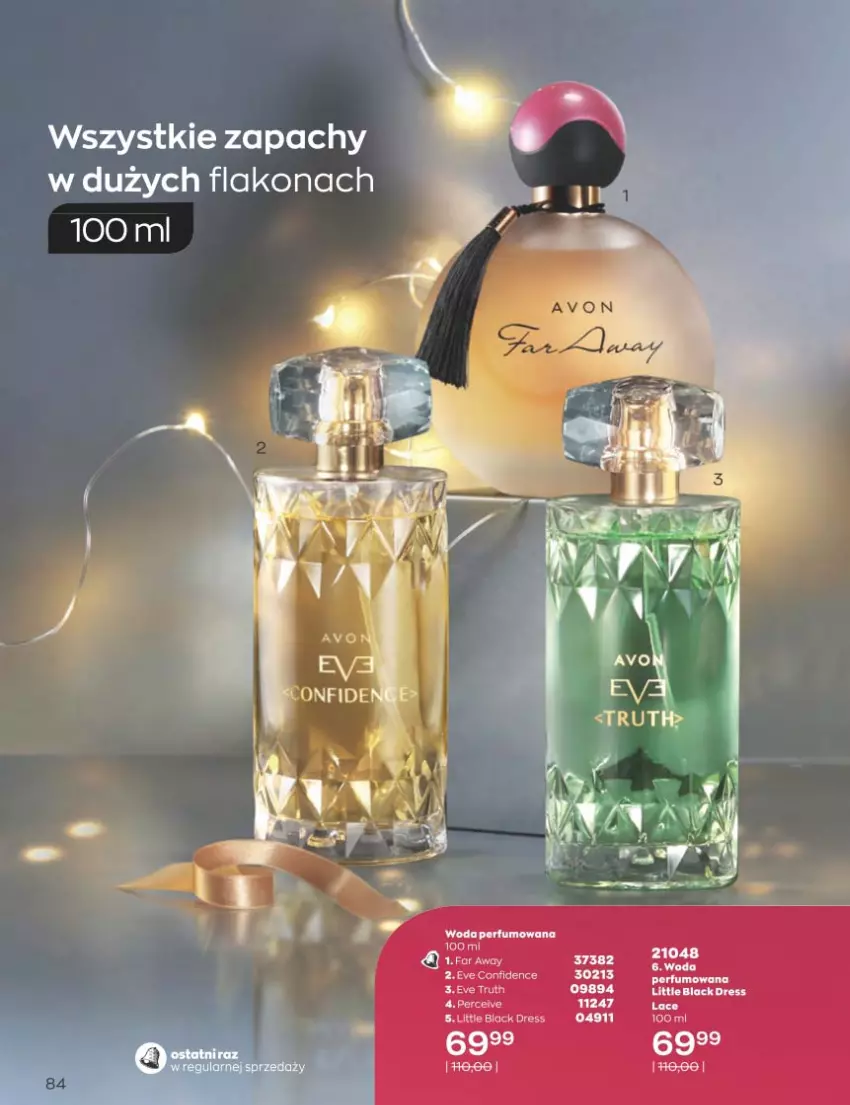 Gazetka promocyjna Avon - Katalog Avon 11/2022 kampania listopad - ważna 01.11 do 30.11.2022 - strona 84 - produkty: LG, Perfum