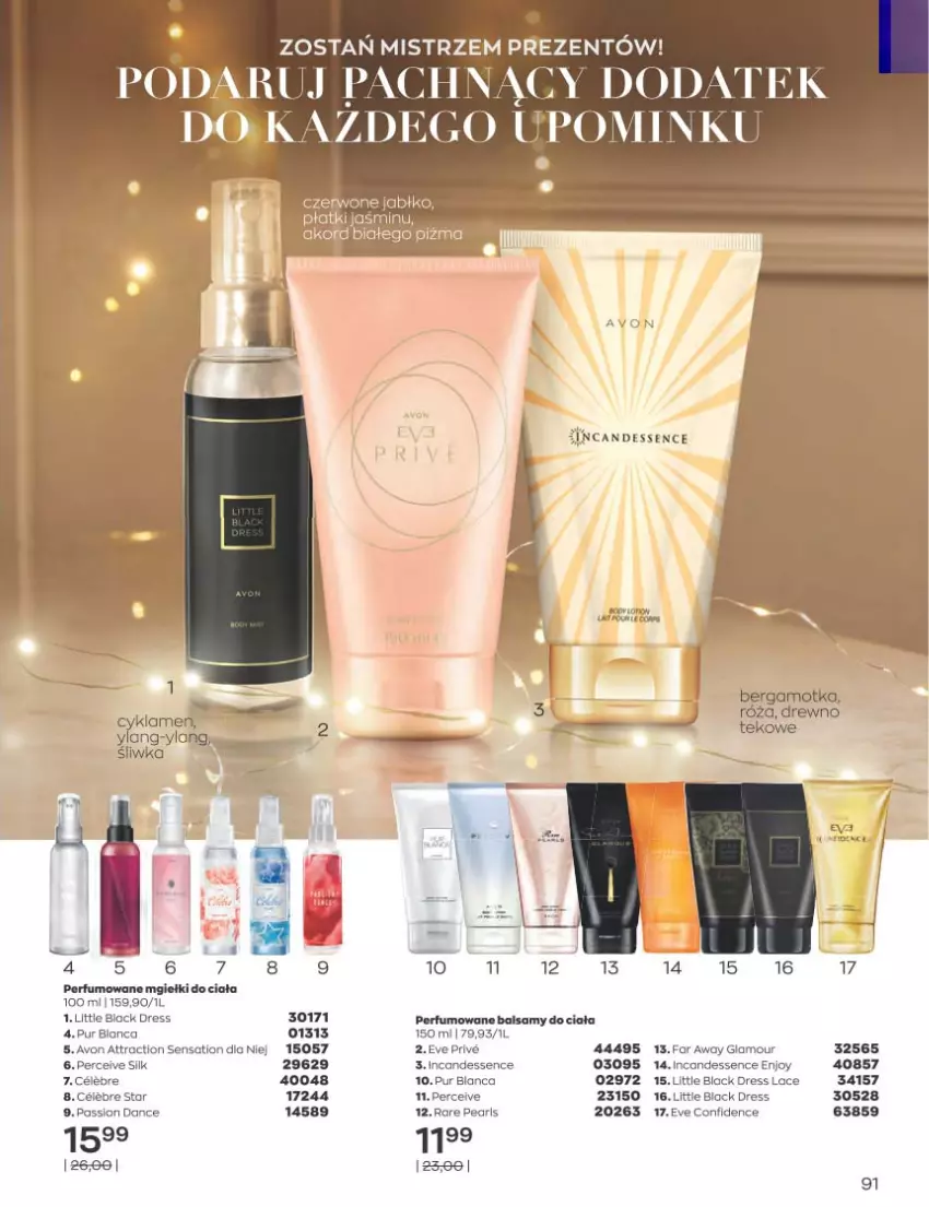 Gazetka promocyjna Avon - Katalog Avon 11/2022 kampania listopad - ważna 01.11 do 30.11.2022 - strona 91 - produkty: Dres, Lack, Perfum, Pur