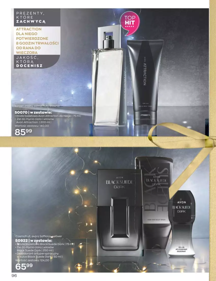 Gazetka promocyjna Avon - Katalog Avon 11/2022 kampania listopad - ważna 01.11 do 30.11.2022 - strona 96 - produkty: Stek, Woda, Woda toaletowa