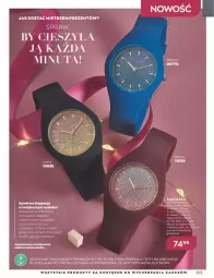 Gazetka promocyjna Avon - Katalog Avon 11/2022 kampania listopad - Gazetka - ważna od 30.11 do 30.11.2022 - strona 153 - produkty: Zegarek, Top, Pasek, Zegar, Pudełko