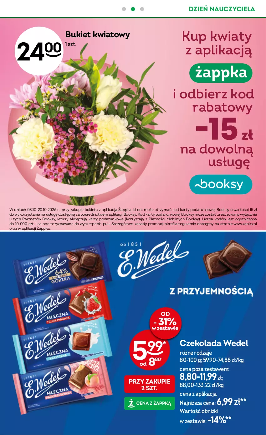 Gazetka promocyjna Żabka - gazetka-promocyjna-41-42-2026 - ważna 07.10 do 20.10.2026 - strona 15 - produkty: Bukiet, Czekolada, Gra, Mobil