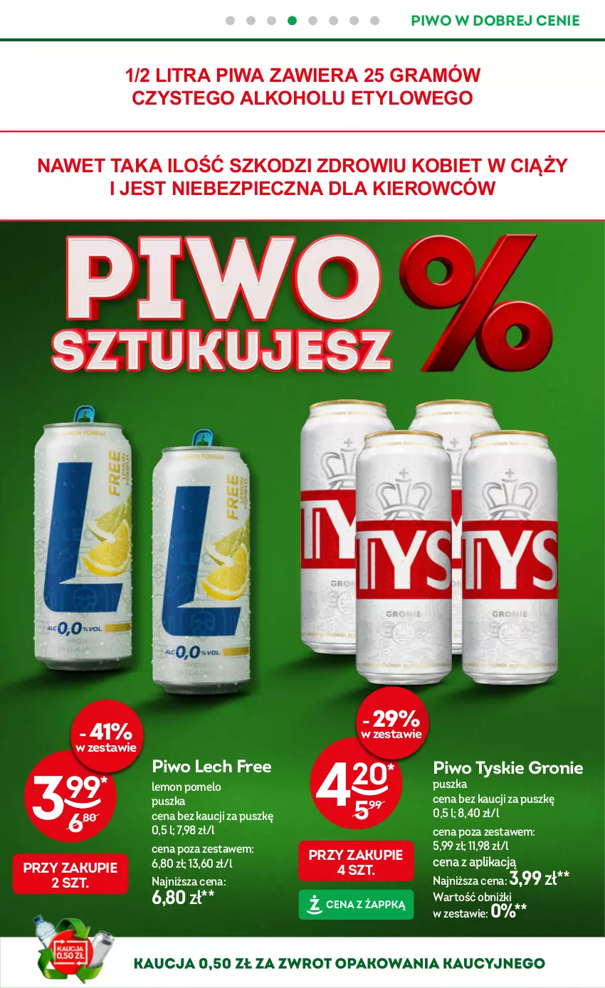 Gazetka promocyjna Żabka - gazetka-promocyjna-41-42-2026 - ważna 07.10 do 20.10.2026 - strona 43 - produkty: Gra, Piec, Piwa, Piwo, Pomelo, Tyskie