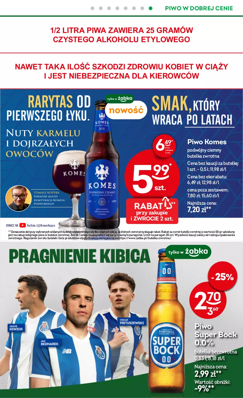 Gazetka promocyjna Żabka - gazetka-promocyjna-41-42-2026 - ważna 07.10 do 20.10.2026 - strona 47 - produkty: Gra, Mus, Olej, Piec, Piwa, Piwo, Sok