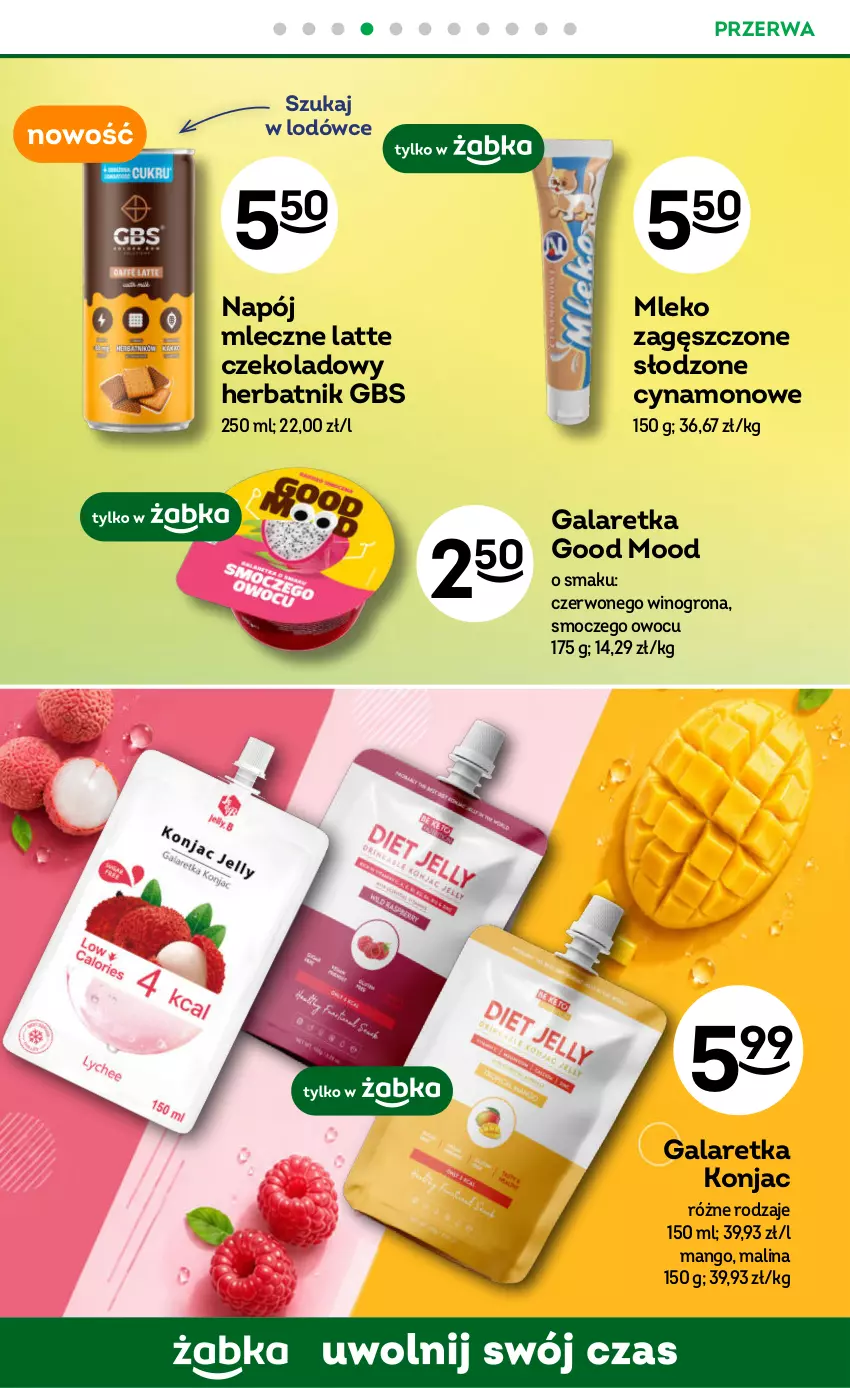 Gazetka promocyjna Żabka - gazetka-promocyjna-41-42-2026 - ważna 07.10 do 20.10.2026 - strona 59 - produkty: Gala, Galaretka, Mango, Mleko, Mleko zagęszczone, Napój, Wino, Winogrona