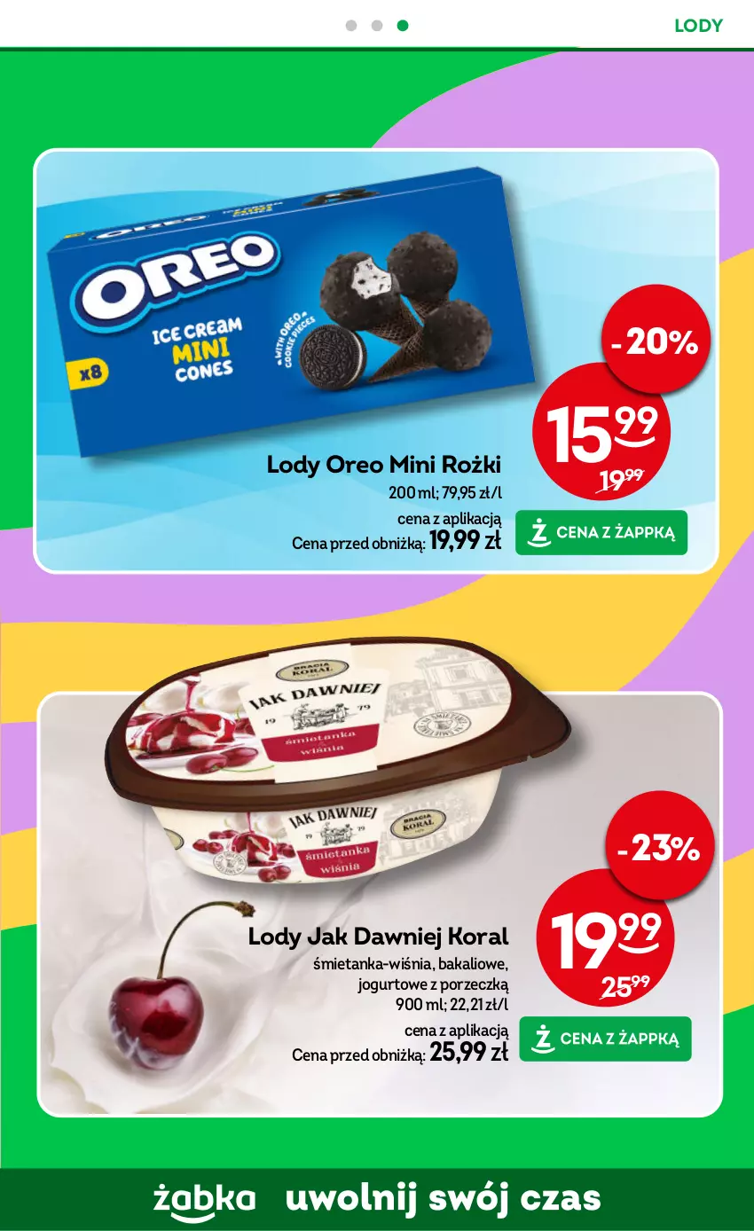 Gazetka promocyjna Żabka - gazetka-promocyjna-41-42-2026 - ważna 07.10 do 20.10.2026 - strona 69 - produkty: Jogurt, Lody, Oreo, Por