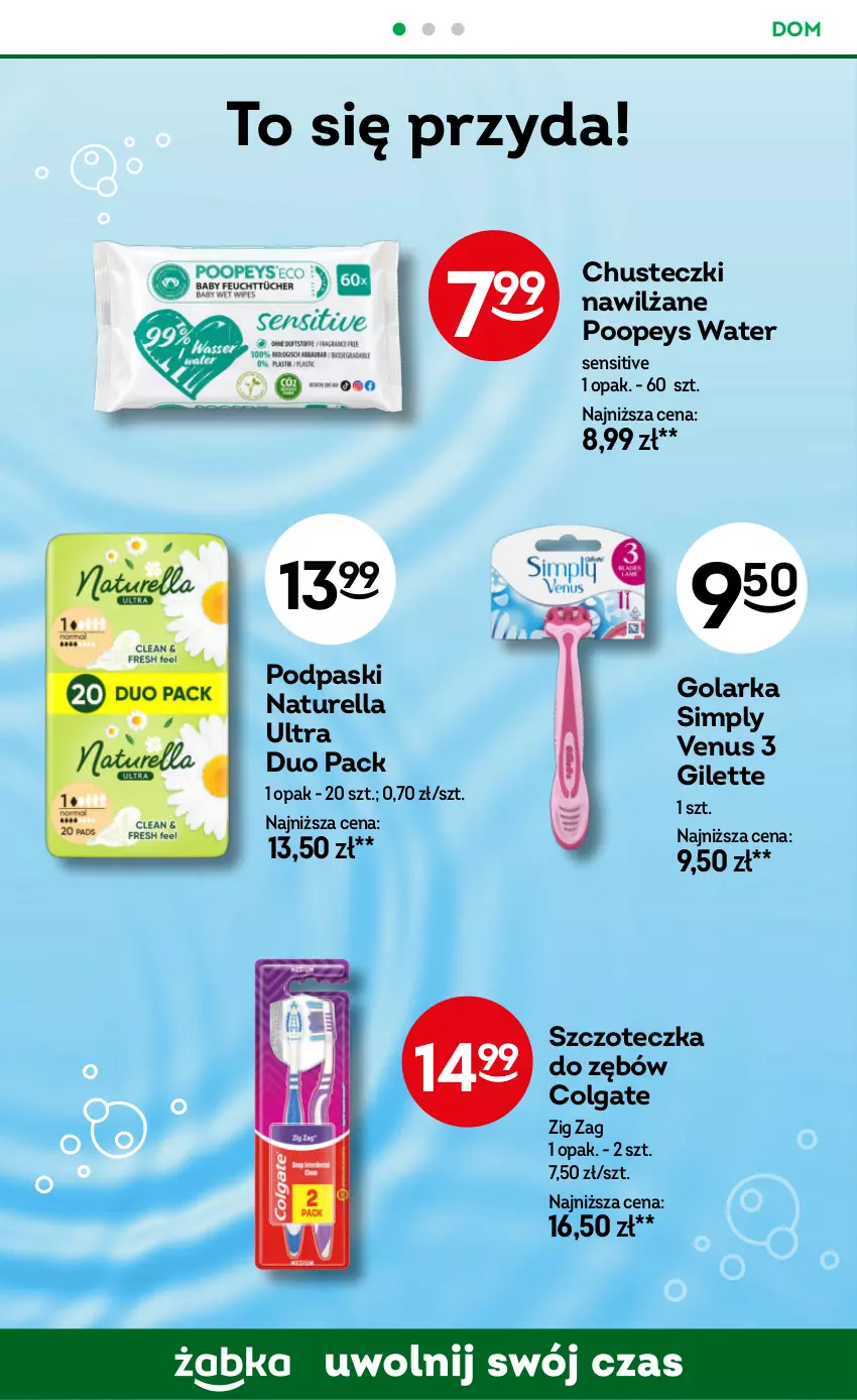 Gazetka promocyjna Żabka - gazetka-promocyjna-41-42-2026 - ważna 07.10 do 20.10.2026 - strona 76 - produkty: Chusteczki, Colgate, Golarka, LG, Naturell, Naturella, Podpaski, Szczoteczka, Szczoteczka do zębów, Venus