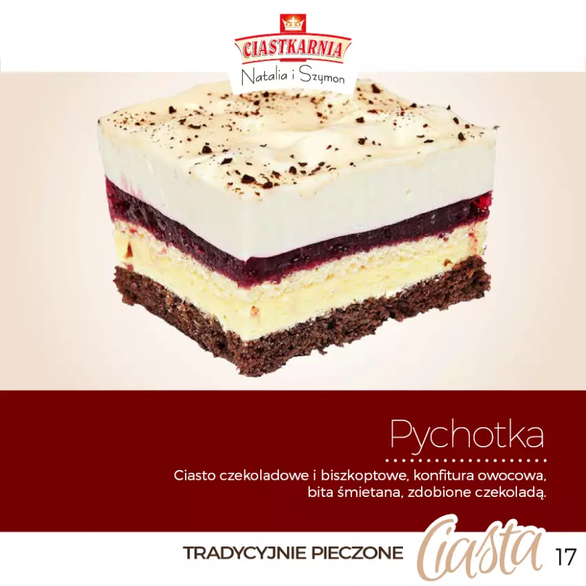Gazetka promocyjna Topaz - Gazetka - ważna 04.06.2025 do 31.12.2026 - strona 17 - produkty: Ciasto czekoladowe, Konfitura, Piec