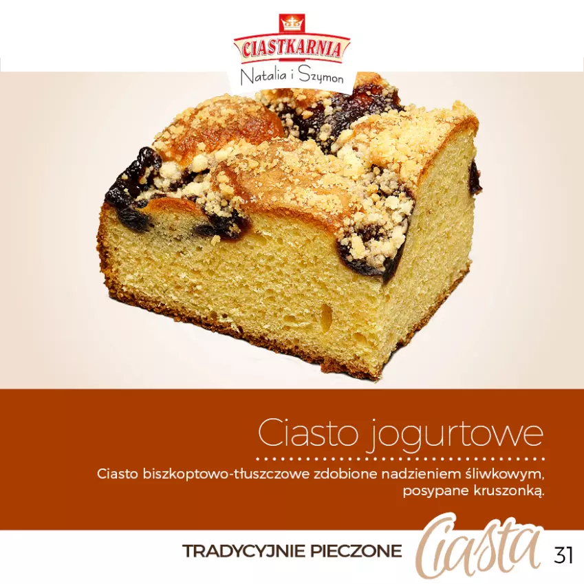 Gazetka promocyjna Topaz - Gazetka - ważna 04.06.2025 do 31.12.2026 - strona 31 - produkty: Ciastka, Jogurt, Piec, Tusz