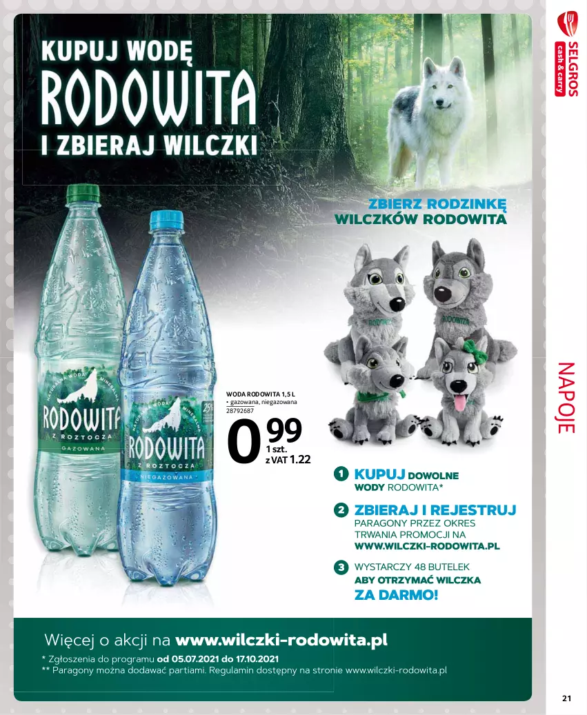 Gazetka promocyjna Selgros - Extra Oferta - ważna 01.08 do 31.08.2021 - strona 21 - produkty: Napoje, Woda