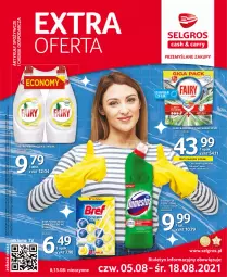 Gazetka promocyjna Selgros - Extra Oferta - Gazetka - ważna od 31.08 do 31.08.2021 - strona 1 - produkty: Domestos, Zawieszka do wc, Bref, Tran, Fairy, LG, Fa