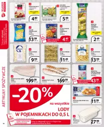 Gazetka promocyjna Selgros - Extra Oferta - Gazetka - ważna od 31.08 do 31.08.2021 - strona 10 - produkty: Pierogi, Makaron, Miruna, Pojemnik, Paluszki rybne, Lody, Bagietka, Sandacz filet, Artykuły spożywcze, Frytki, Sandacz, LG