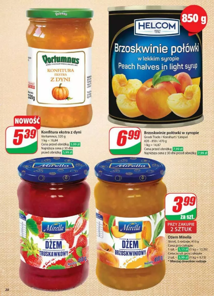 Gazetka promocyjna Dino - ważna 20.11 do 26.11.2024 - strona 13 - produkty: Brzoskwinie, Dżem, Konfitura, Syrop